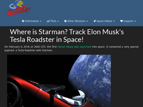 'whereisroadster.com' screenshot