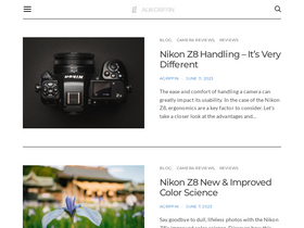 'alikgriffin.com' screenshot