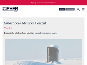 'thecipherbrief.com' screenshot