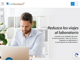 'misresultados.com' screenshot