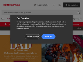 'redletterdays.co.uk' screenshot