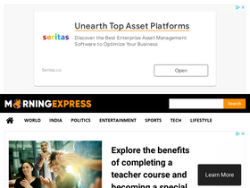 'morningexpress.in' screenshot