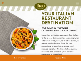 'brioitalian.com' screenshot