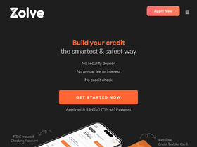 'zolve.com' screenshot