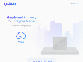 'upvid.co' screenshot