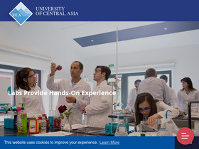 'ucentralasia.org' screenshot