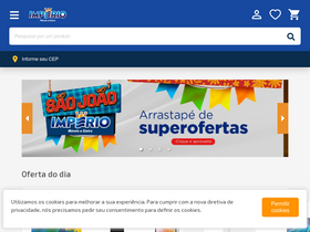 'lojasimperio.com.br' screenshot