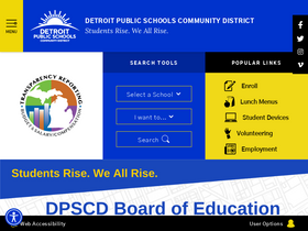 'detroitk12.org' screenshot