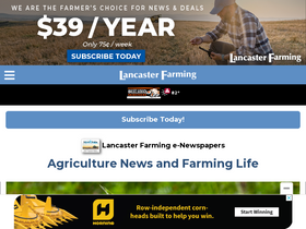 'lancasterfarming.com' screenshot