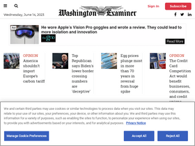 'washingtonexaminer.com' screenshot