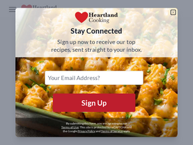'heartlandcooking.com' screenshot