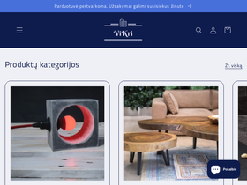 vikri-home.com homepage screenshot
