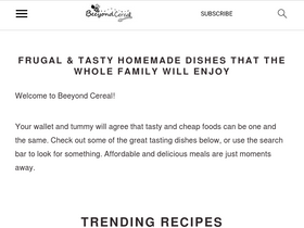 'beeyondcereal.com' screenshot