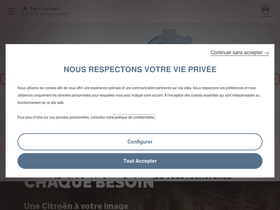 'citroen.be' screenshot