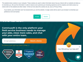 'commusoft.co.uk' screenshot