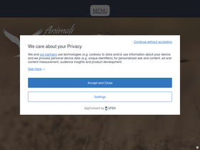 'animalivolanti.it' screenshot