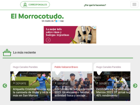 'elmorrocotudo.cl' screenshot