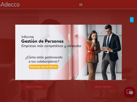 'adecco.cl' screenshot