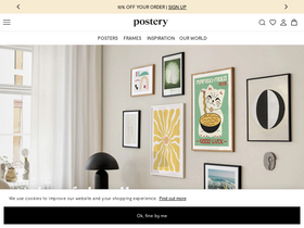 'postery.com' screenshot