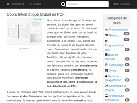 'bestcours.com' screenshot