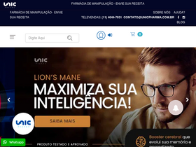 'unicpharma.com.br' screenshot
