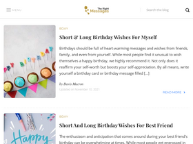 'therightmessages.com' screenshot