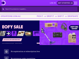 'dropshipzone.com.au' screenshot
