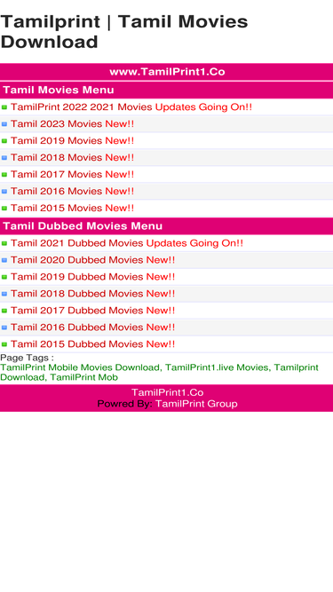 Tamil Print Mob Com: Your Ultimate Source for Tamil Movies