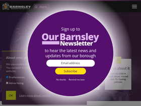 'barnsley.gov.uk' screenshot