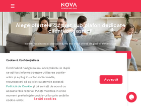 'vreaulanova.ro' screenshot