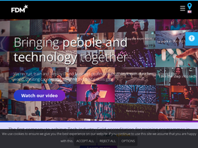 'fdmgroup.com' screenshot