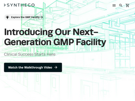 'synthego.com' screenshot