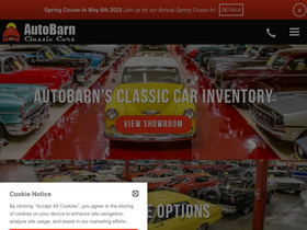 'autobarnclassiccars.com' screenshot