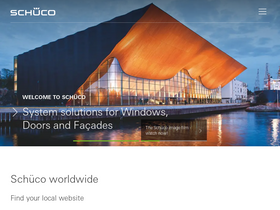 'schueco.com' screenshot
