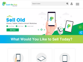 'cashonpick.com' screenshot