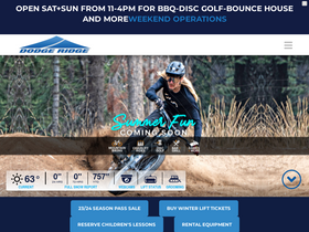 'dodgeridge.com' screenshot