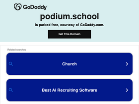 'podium.school' screenshot
