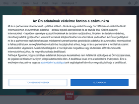 'indafoto.hu' screenshot