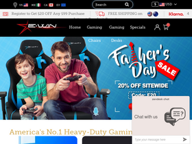 'ewinracing.com' screenshot