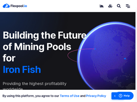 'flexpool.io' screenshot