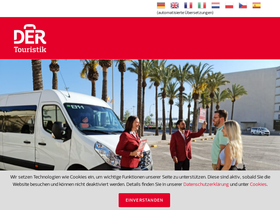 'dertouristik-reiseleitung.com' screenshot