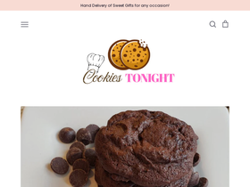 cookiestonight.com homepage screenshot