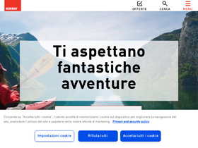 'visitnorway.it' screenshot
