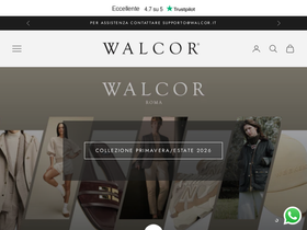 Walcor homepage screenshot