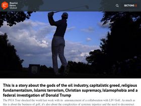 'baptistnews.com' screenshot