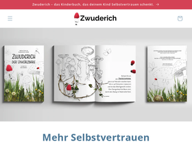 Zwuderich Kinderbuch homepage screenshot