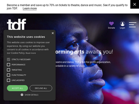 'tdf.org' screenshot