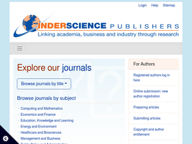 'inderscience.com' screenshot