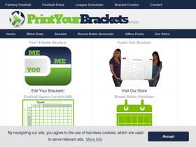 'printyourbrackets.com' screenshot