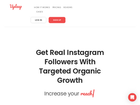 'upleap.com' screenshot